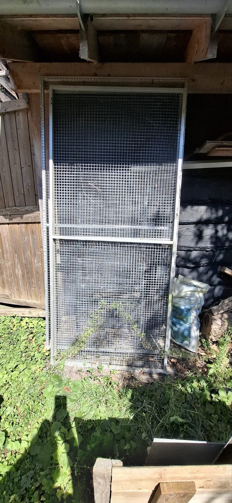 Panelen voor volière, Ophalen, Aluminium, Volière