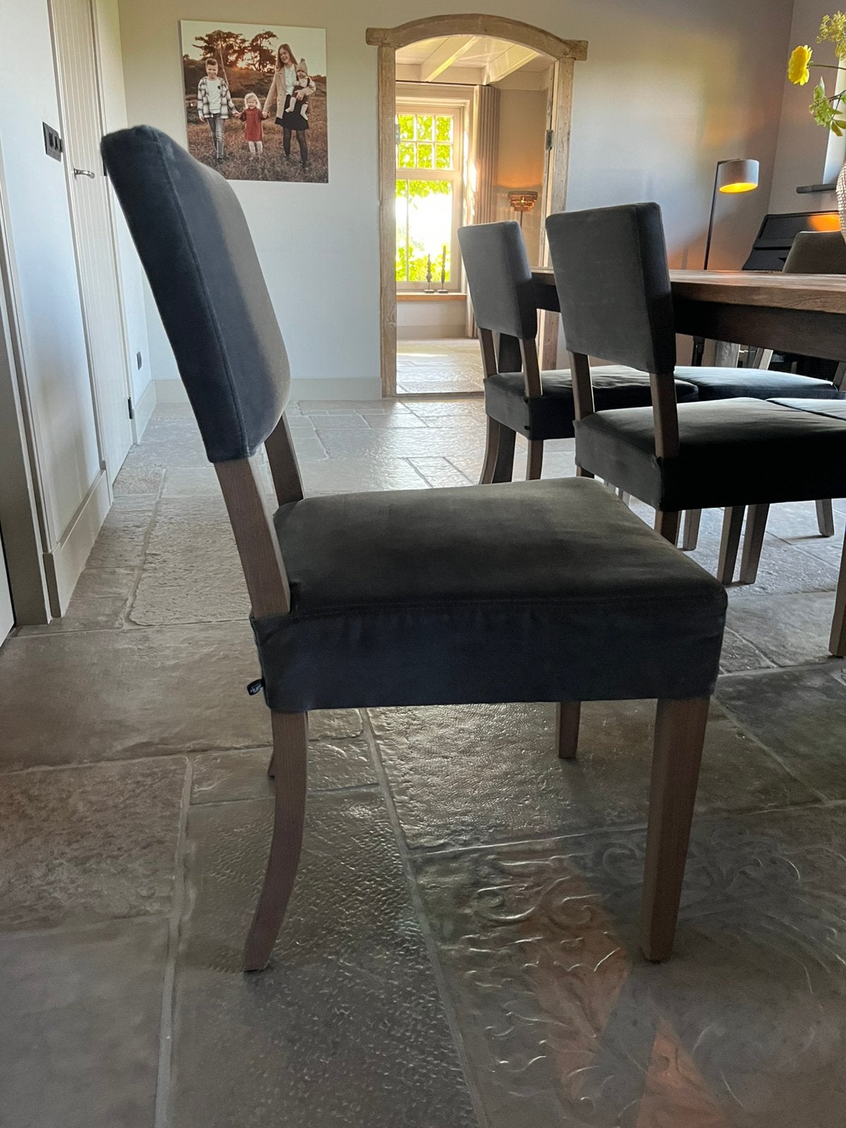 Eetkamerstoel hoffz joep, Ophalen, Vijf, Zes of meer stoelen, Landelijk, Zo goed als nieuw