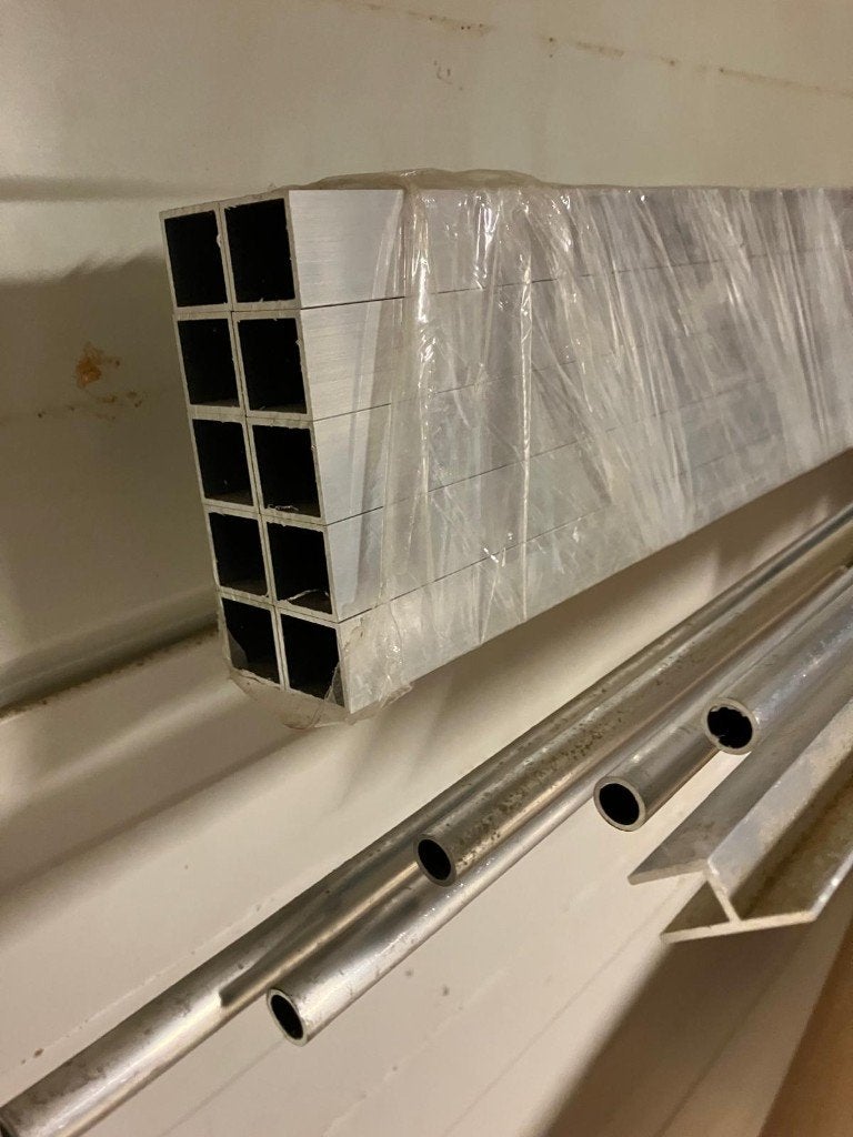 kokerprofiel aluminum, Doe-het-zelf en Verbouw, Metalen, Ophalen, Nieuw, Aluminium