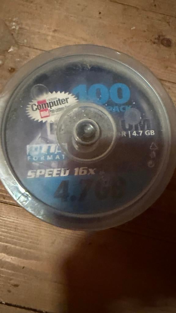 Platinum DVD-R 4.7 GB 16x - 100 stuks op spindel nieuw, Computers en Software, Beschrijfbare discs, Ophalen of Verzenden, Nieuw