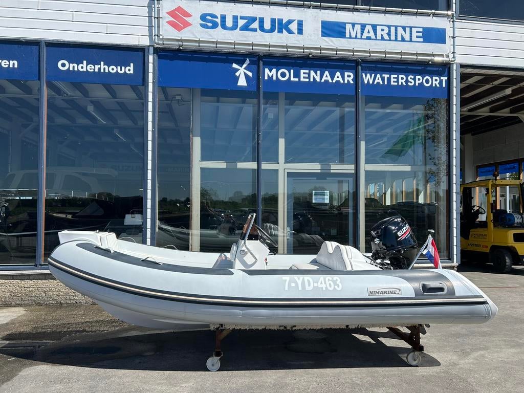 Nette Nimarine MX 410 Rib + Suzuki DF30ATL bj 2019, Watersport en Boten, Zo goed als nieuw, Benzine, Minder dan 70 pk, Overige materialen