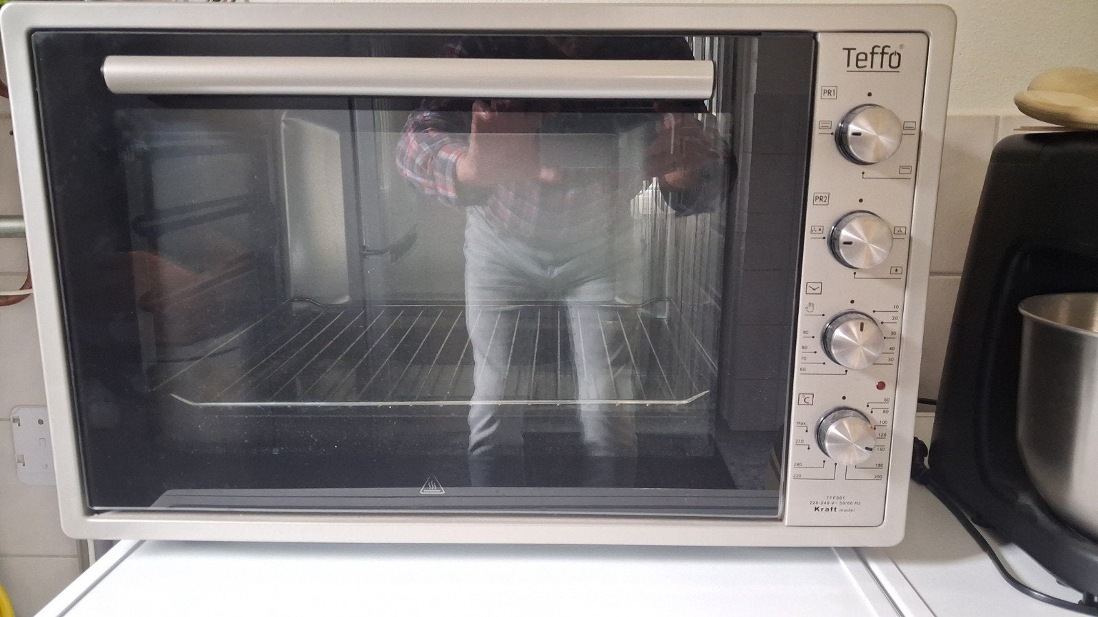 Teffo Mini-oven - Zo goed als nieuw, Witgoed en Apparatuur, Ophalen, Minder dan 45 cm, Overige merken, Zo goed als nieuw