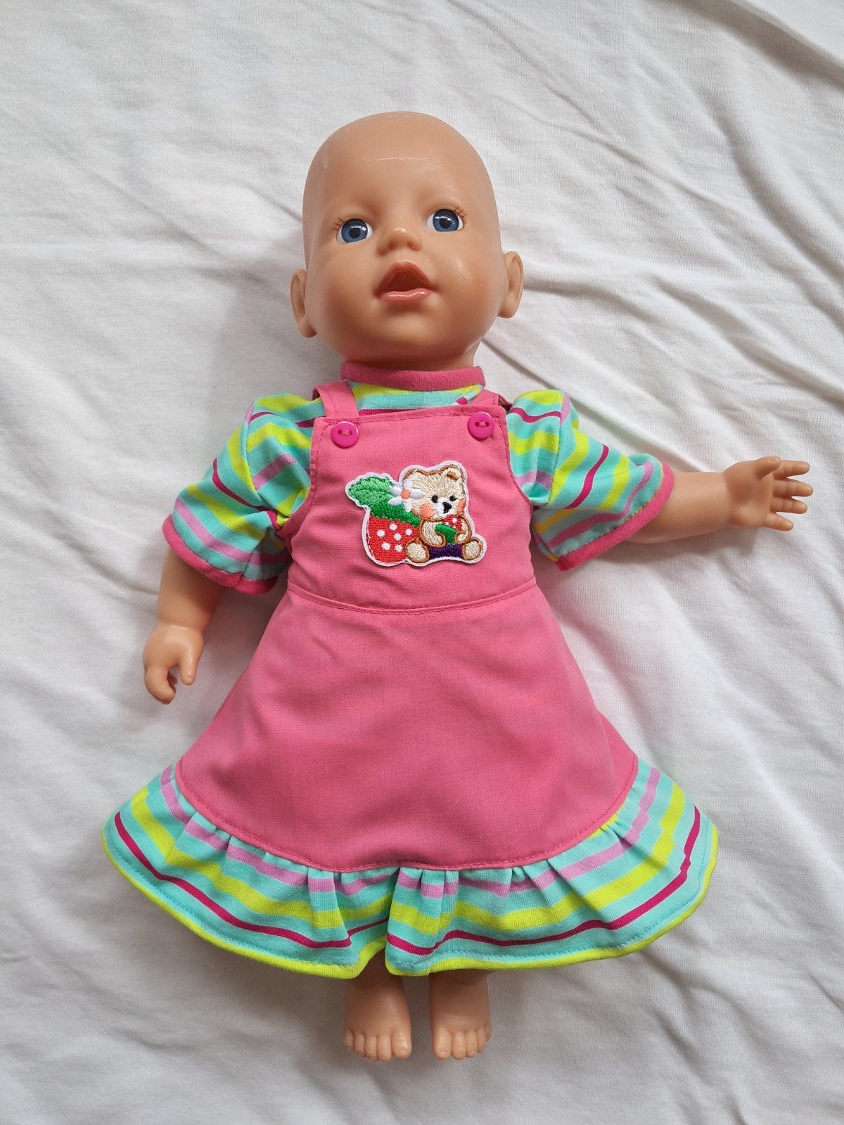 poppenkleertjes poppenkleding babypop 32 cm, Ophalen of Verzenden, Nieuw, Babypop