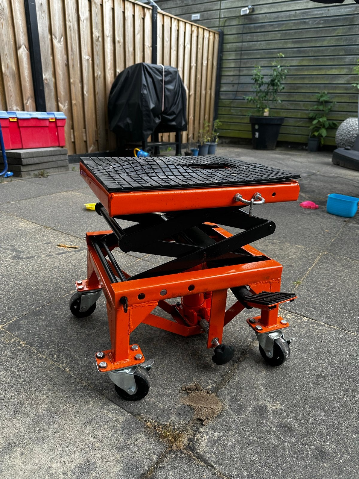 Vevor hydraulische motorkrik scooter motorfiets lift 34-90cm, Ophalen, Gebruikt