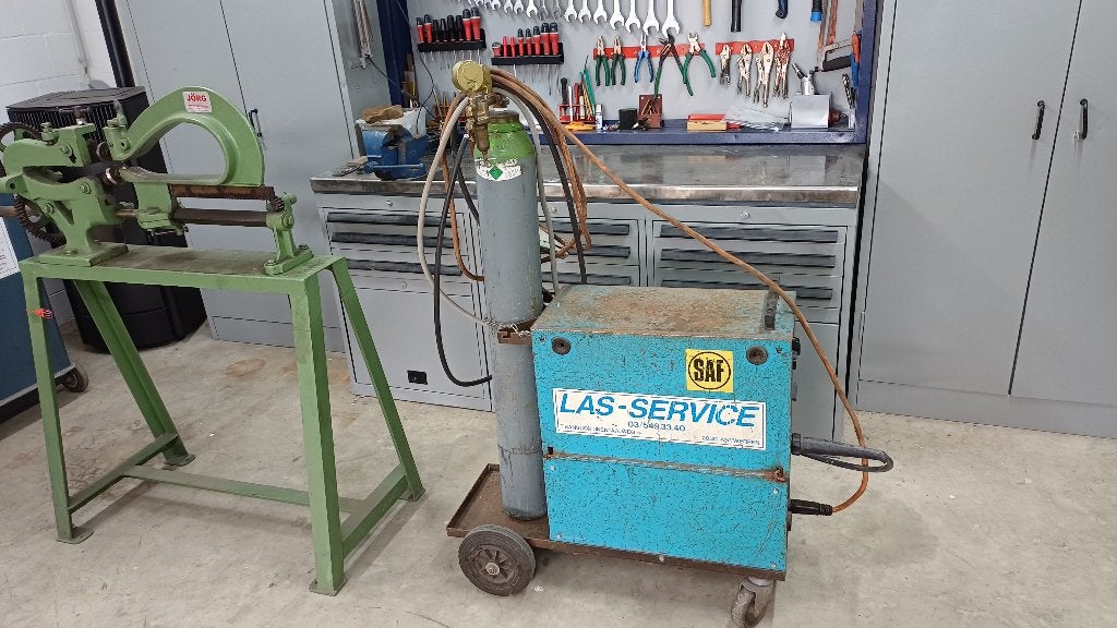 Halfautomaat Mig Mag Laspost SAF. Type Safmig 250 BL., Ophalen, Gebruikt, 150 tot 250 ampère, Co2