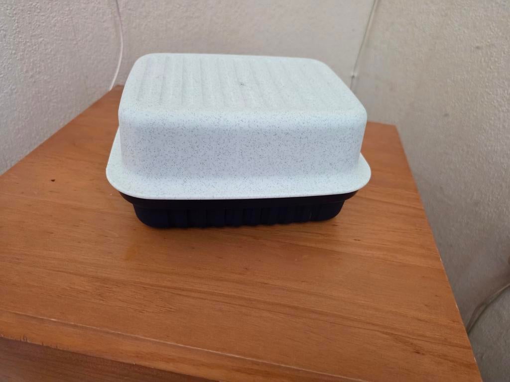 Tupperware doos - handige opberger, Ophalen of Verzenden, Gebruikt, Blauw, Bak of Kom