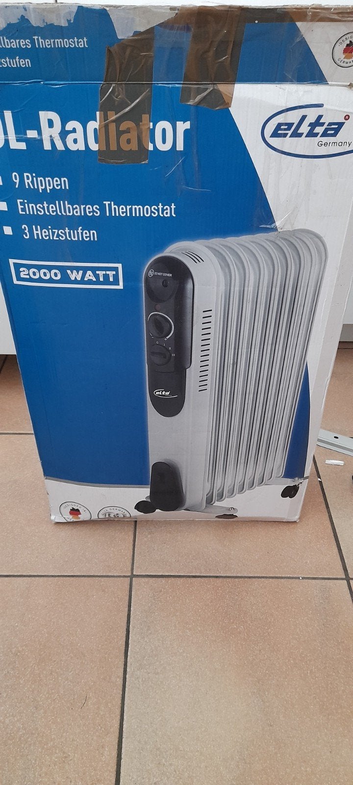 Elta ÖL-Radiator 2000 watt, Ophalen, Overige soorten, Elektrisch, Nieuw