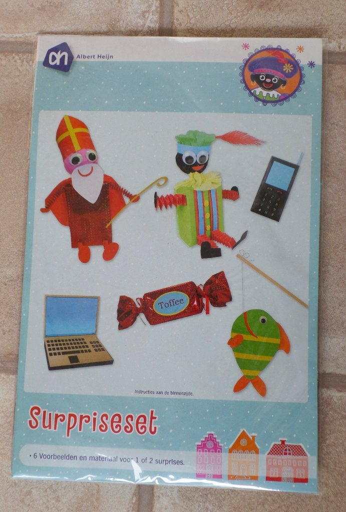 Knutselset voor een Sinterklaassurprise, Ophalen of Verzenden, Nieuw, Papier of Karton, Knutselmateriaal