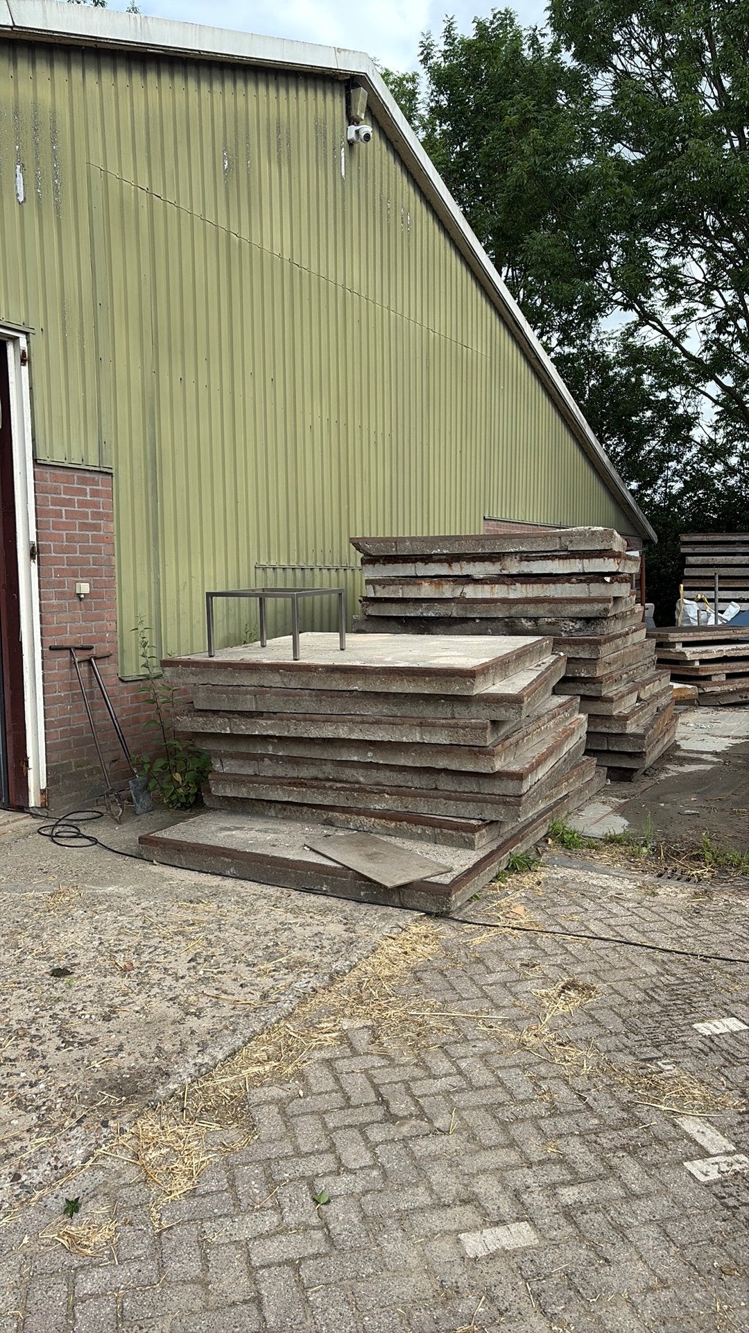 Stelcon platen gebruikt, Doe-het-zelf en Verbouw, Ophalen, Zo goed als nieuw, Overige typen, Minder dan 2 meter