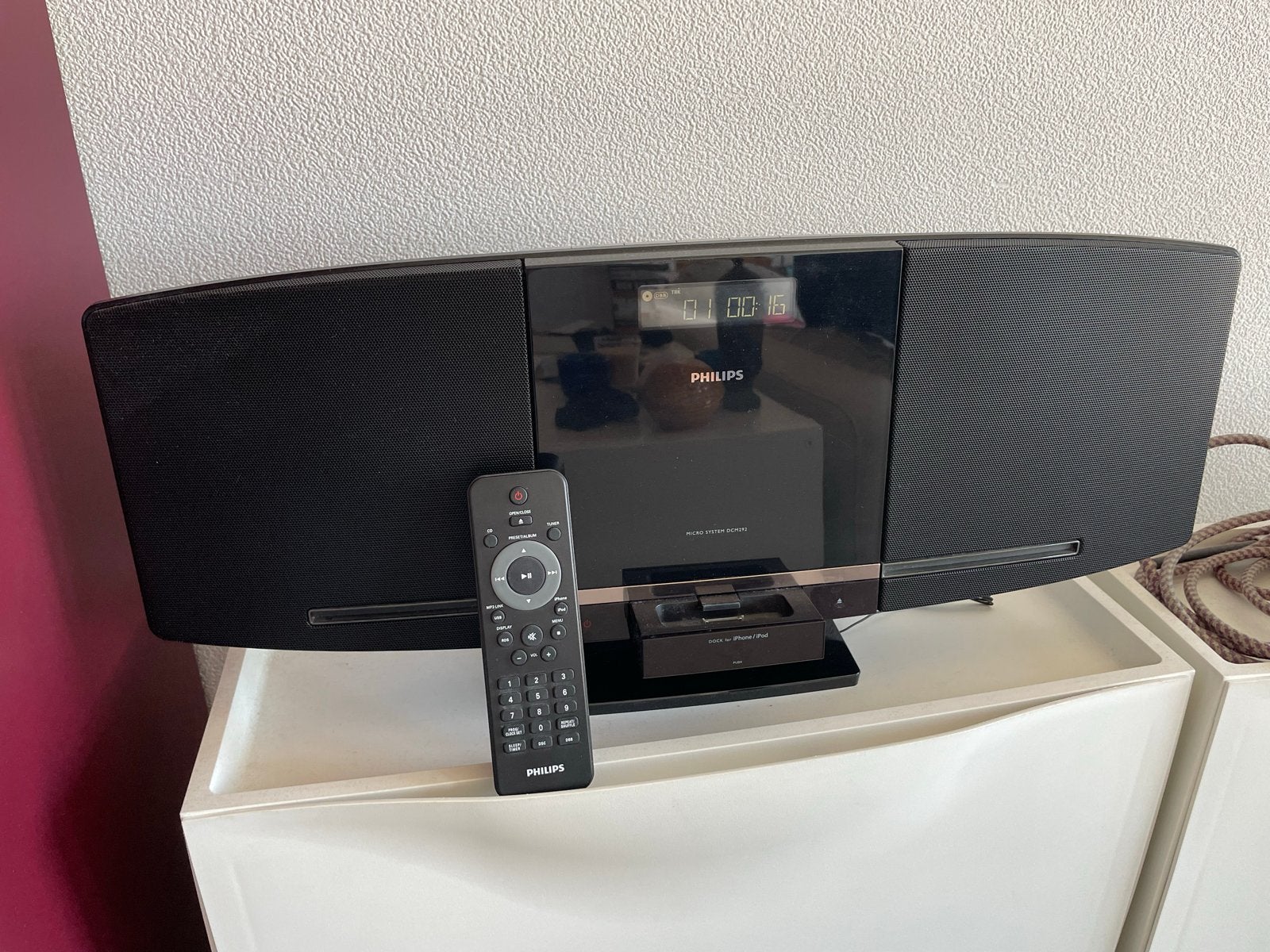 Philips MCM233 Micro Muzieksysteem  - CD en radio, Ophalen, Philips, Gebruikt, Microset