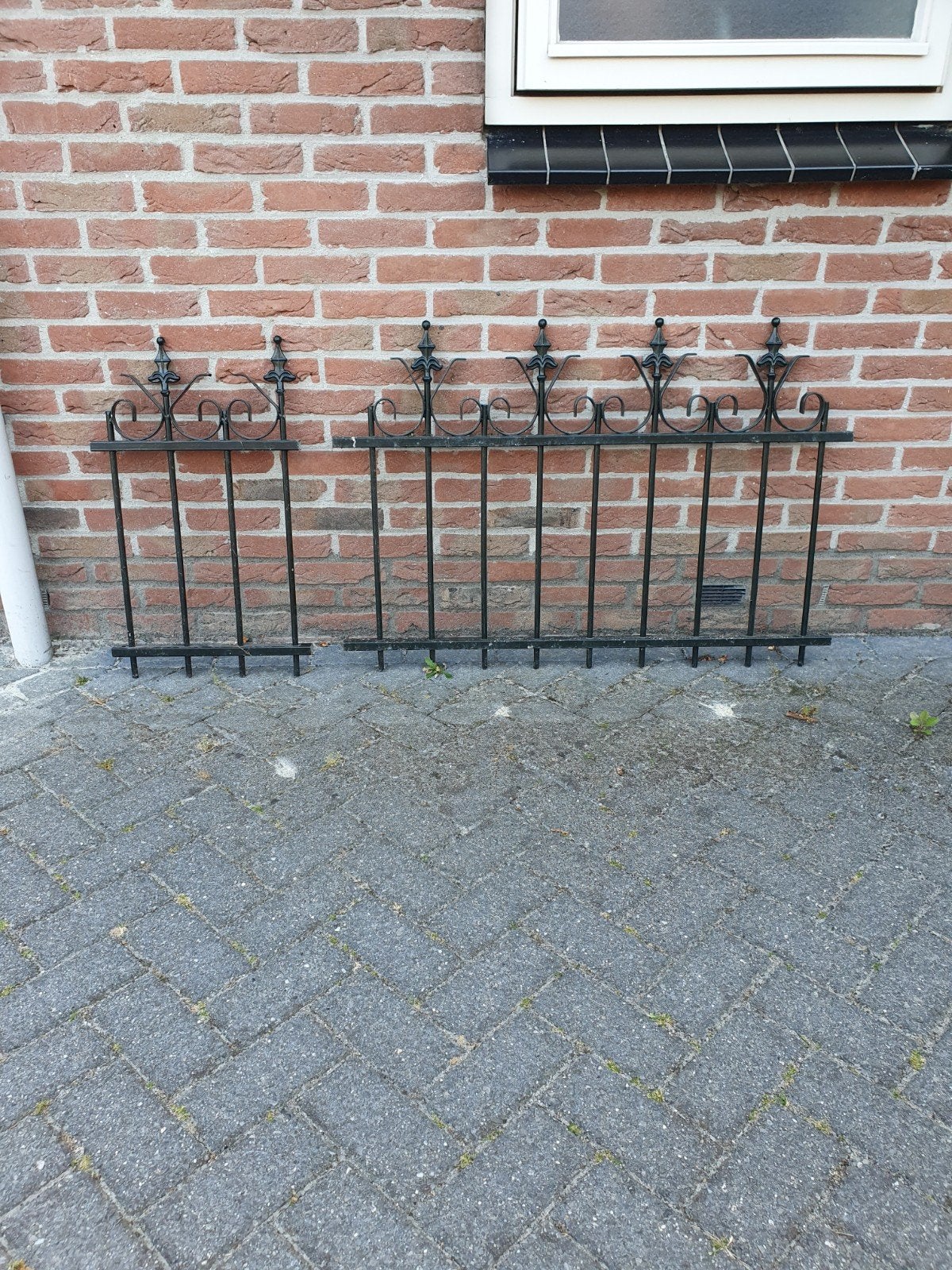 Sierhek groen., Tuin en Terras, Ophalen, Nieuw, IJzer, Tuinhek