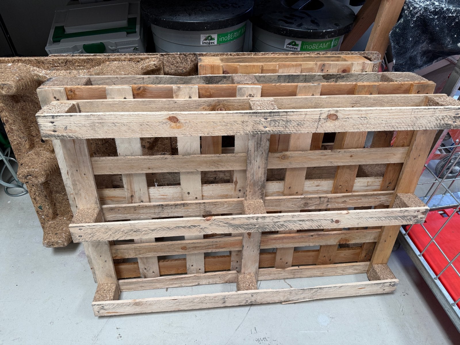 Houten pallets gratis af te halen, Ophalen