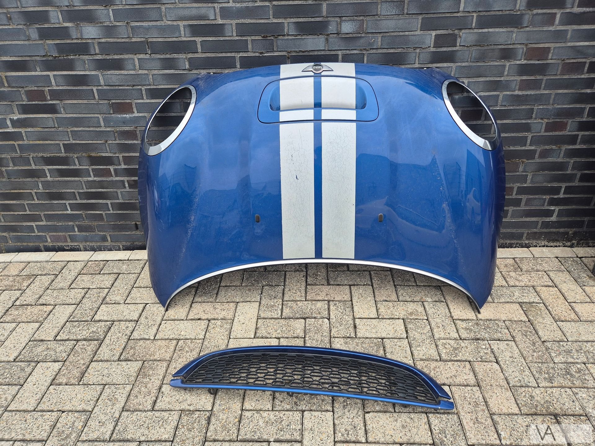 Motorkap Mini Cooper S / JCW met luchthapper R56 blauw a63, Auto-onderdelen, Carrosserie en Plaatwerk, Gebruikt, -, -, Ophalen of Verzenden