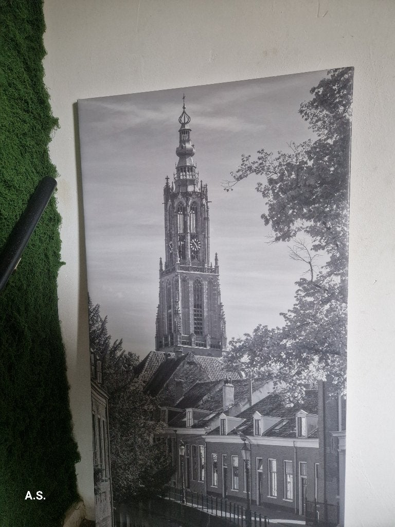 Canvas kerktoren Amersfoort, Ophalen, Overige typen, Zo goed als nieuw, 75 – 100