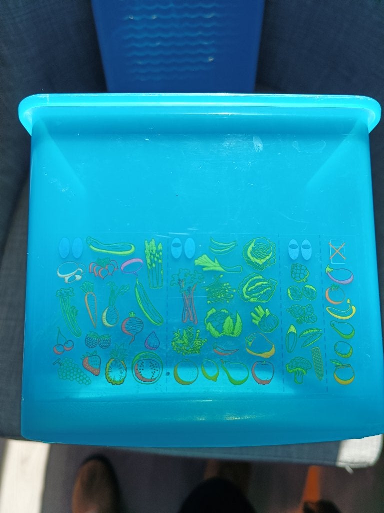 Tupperware  koelkast bewaardoos, Geschikt voor vriezer, Bewaardoos, Blauw, Ophalen of Verzenden