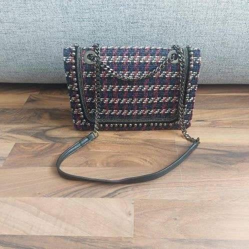 Meerkleurige tas van Zara Basic, Ophalen of Verzenden, Schoudertasje