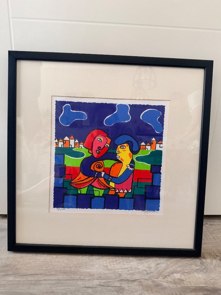 Schilderij, Ophalen, Ingelijst
