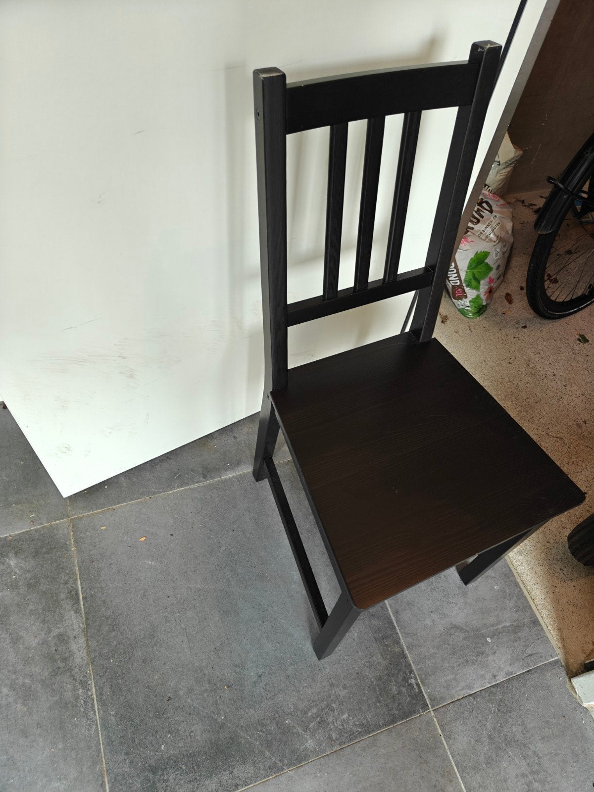 2x IKEA Stefan eetkamerstoel - Zwart, Huis en Inrichting, Ophalen, Gebruikt, Twee, Zwart