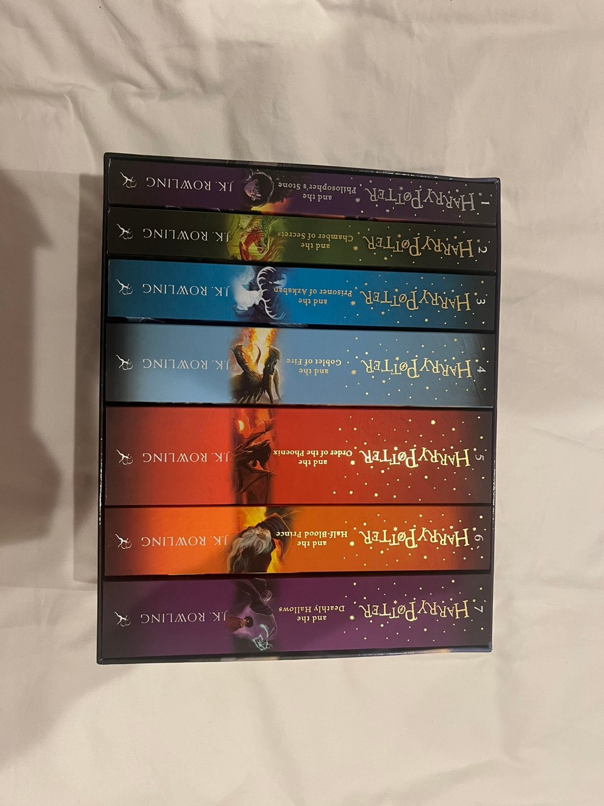 Harry Potter Complete Set 1–7 (Engels) – Als nieuw – Met box, Boeken, Ophalen of Verzenden, Nieuw, J.K. Rowling