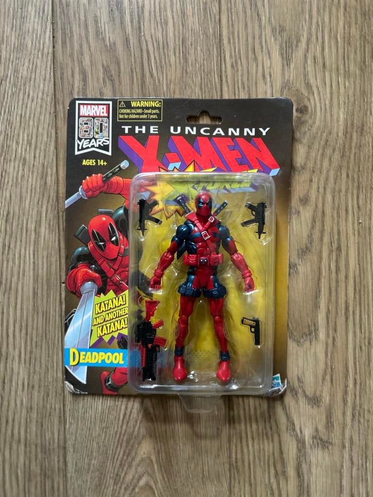 Marvel Legends Deadpool 80th Anniversary X-Men Figuur, Ophalen of Verzenden, Zo goed als nieuw
