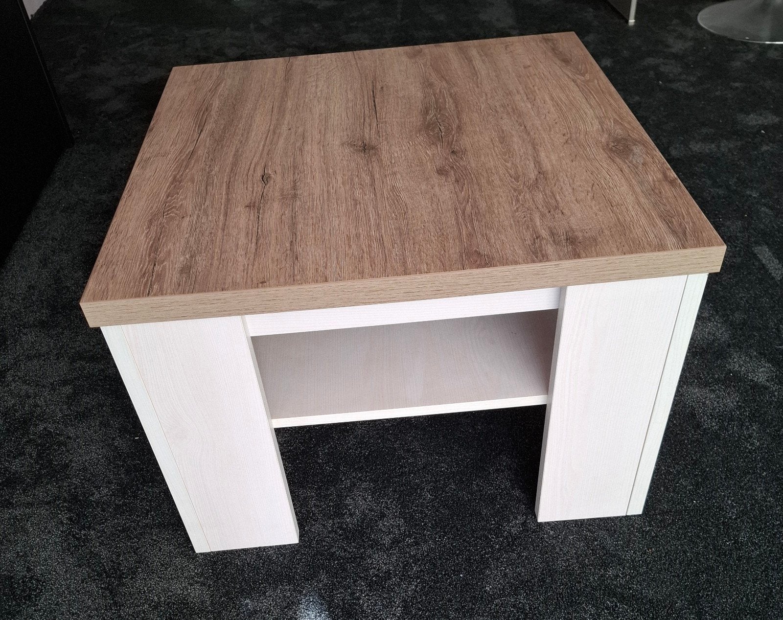 Vierkante tafel, 45 tot 60 cm, Vierkant, Zo goed als nieuw, Hout