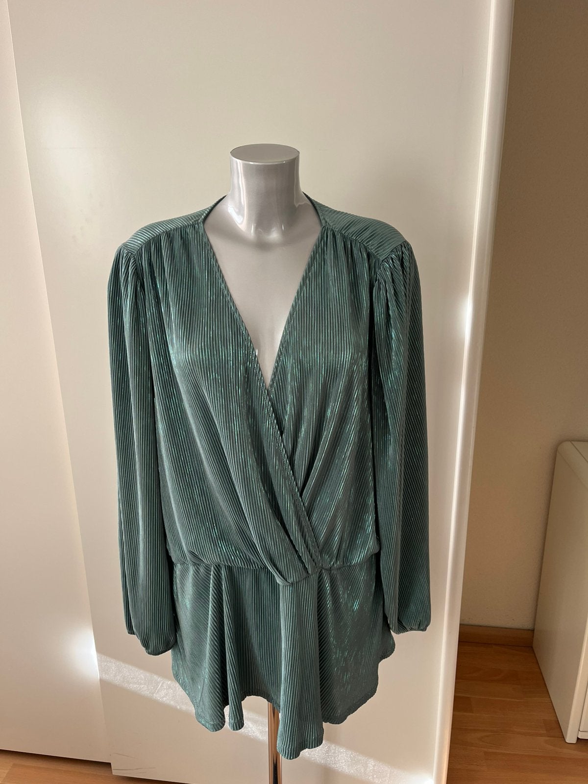 Top overslag glitter groen MSMode maat xxl, Ophalen of Verzenden, Zo goed als nieuw, Groen, Shirt of Top