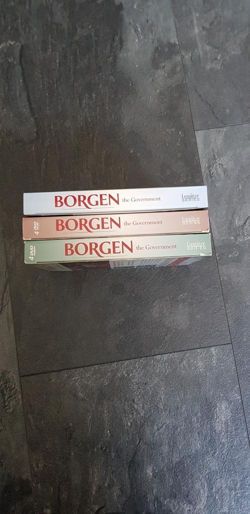 Borgen seizoen 1 t/m 3, Vanaf 12 jaar, Ophalen of Verzenden, Zo goed als nieuw, Drama