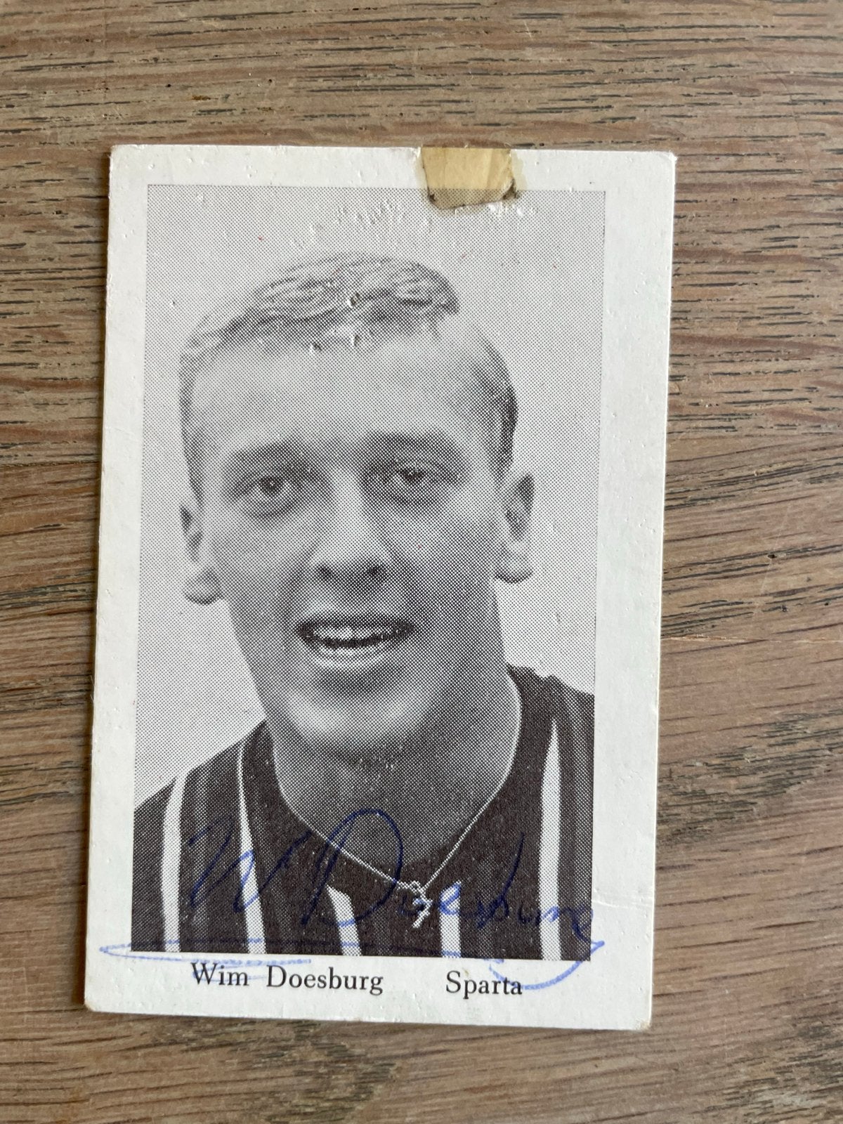 Wim (=Pim) Doesburg Sparta Voetbalplaatje 1963 Monty, Ophalen of Verzenden, Gebruikt, Sparta, Spelerskaart