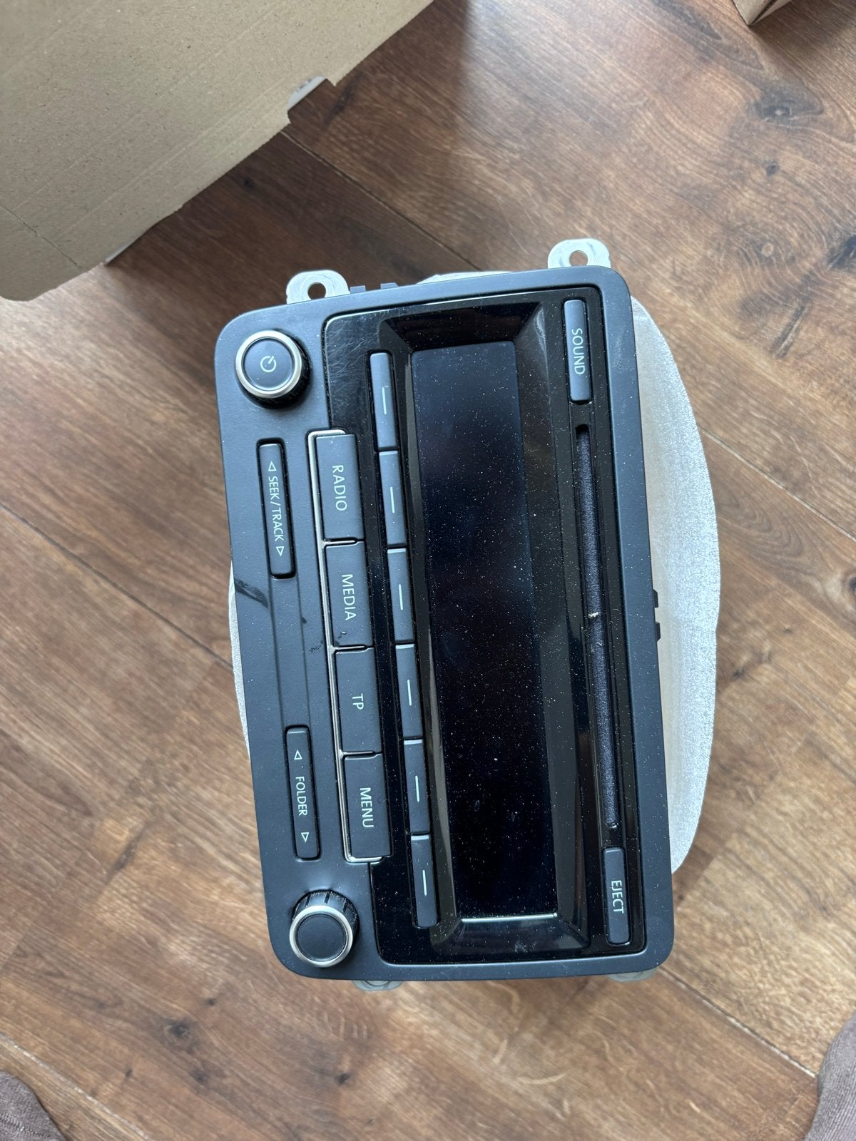 Autoradio Volkswagen Polo - Origineel onderdeel, Auto diversen, Autoradio's, Ophalen of Verzenden, Gebruikt