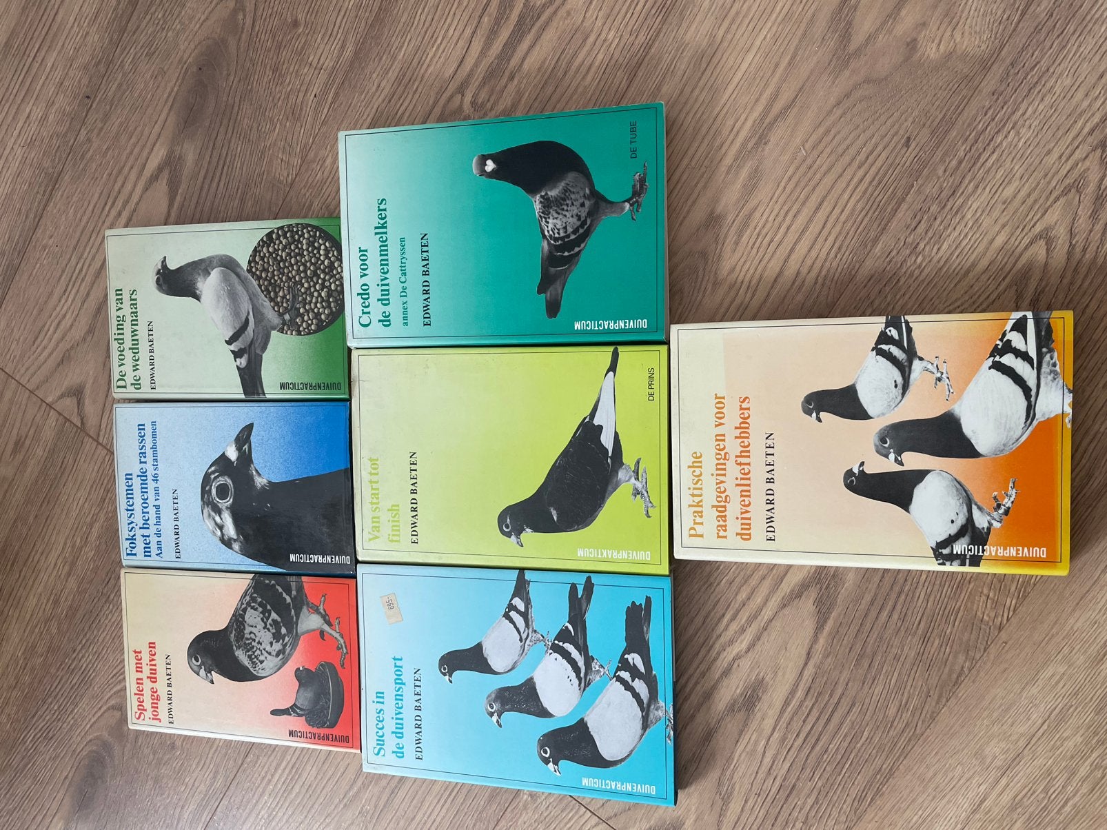7 duivenboeken van Edward Baeten, Dieren en Toebehoren, Vogels | Duiven, Mannelijk, Postduif