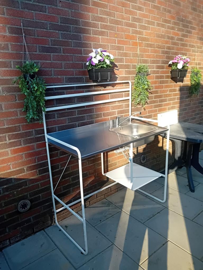 Complete buiten wasbak in goede conditie, Tuin en Terras, Overige Tuin en Terras, Gebruikt, Ophalen of Verzenden