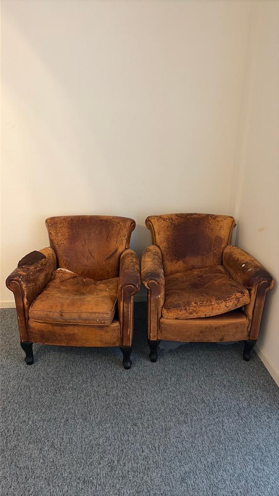 Stoelen 2x, Huis en Inrichting, Ophalen, Gebruikt, Eenpersoons, 75 tot 100 cm