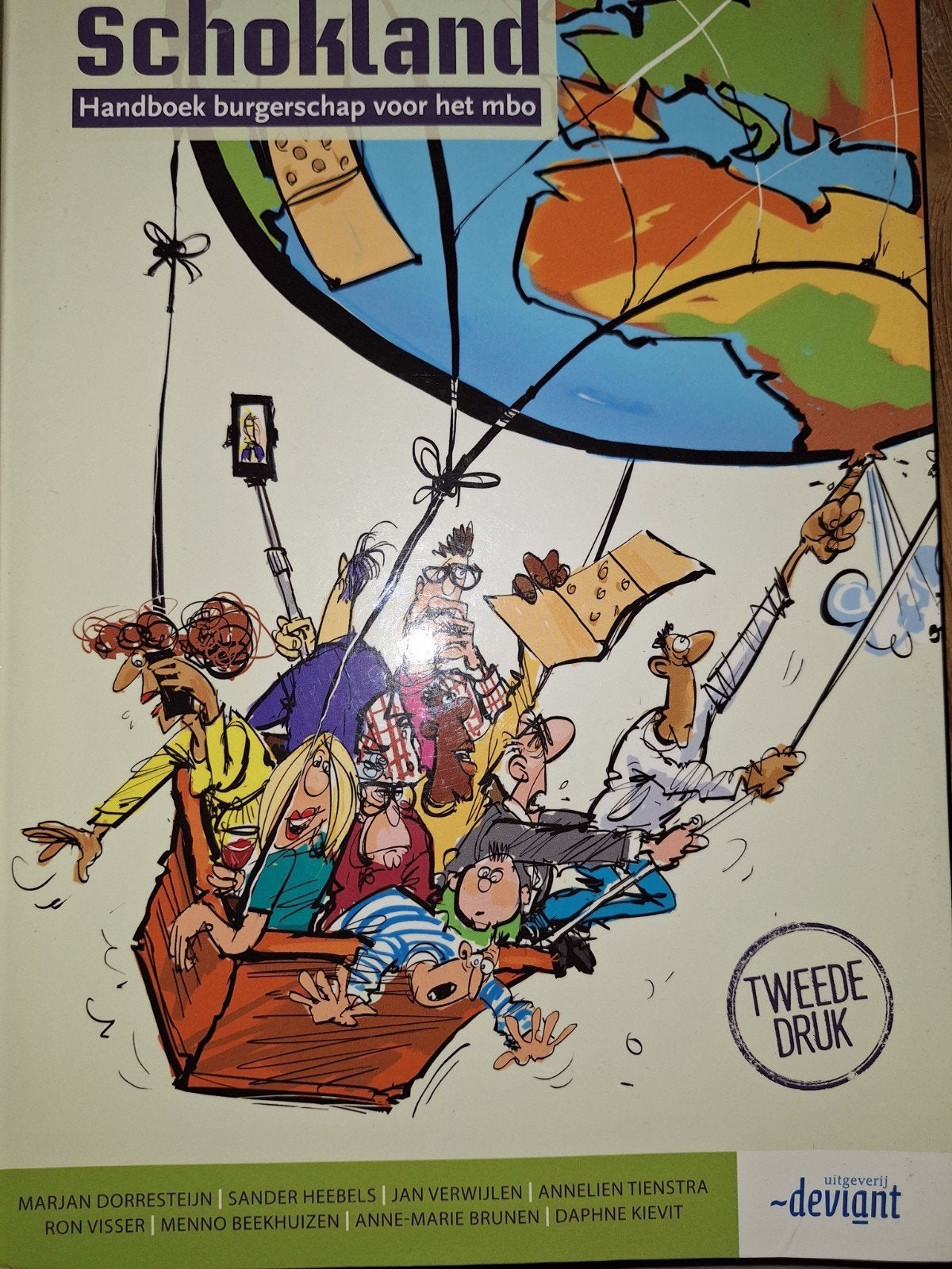 Schokland: Handboek burgerschap voor het mbo (Tweede druk), Boeken, Marjan Dorresteijn, Sander Heebels, Jan Verwijlen e.a., Ophalen of Verzenden
