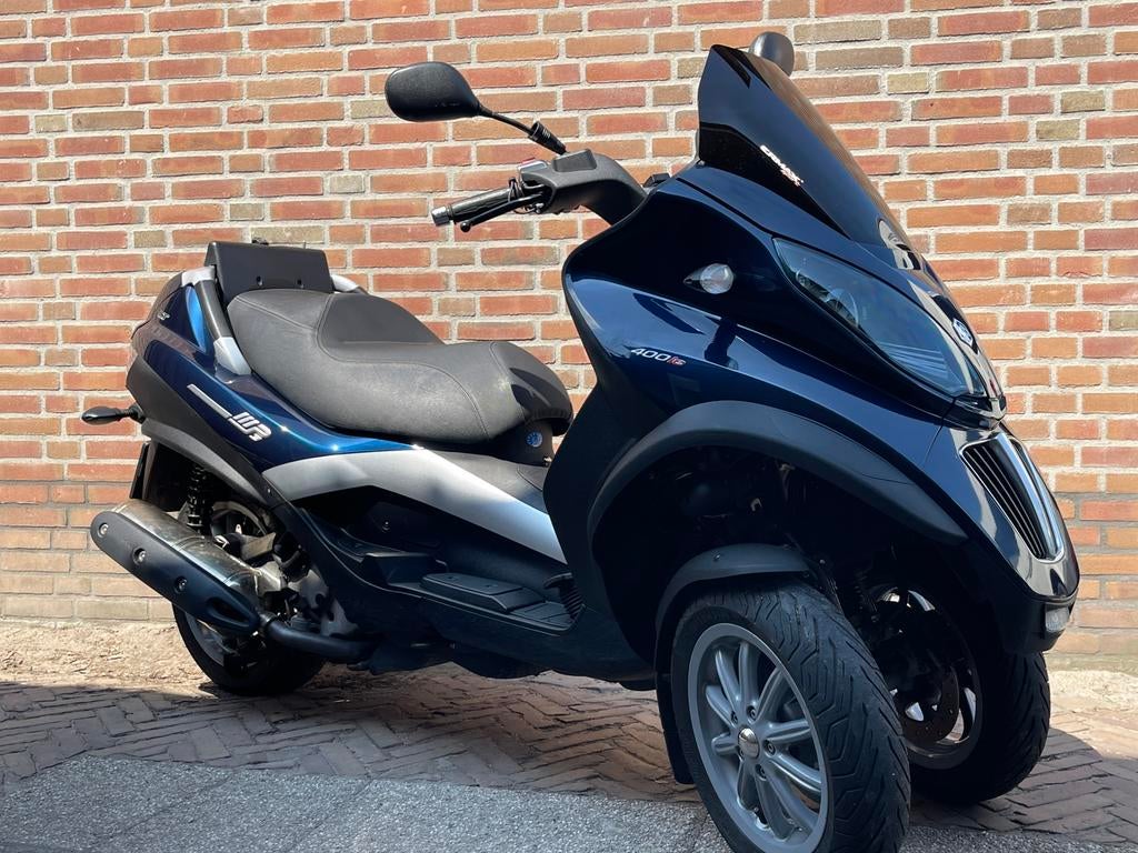 Piaggio MP3 400 (2009) | zeer nette staat | 27.491km!, Scooter, Occasion, Traction Control, Particulier