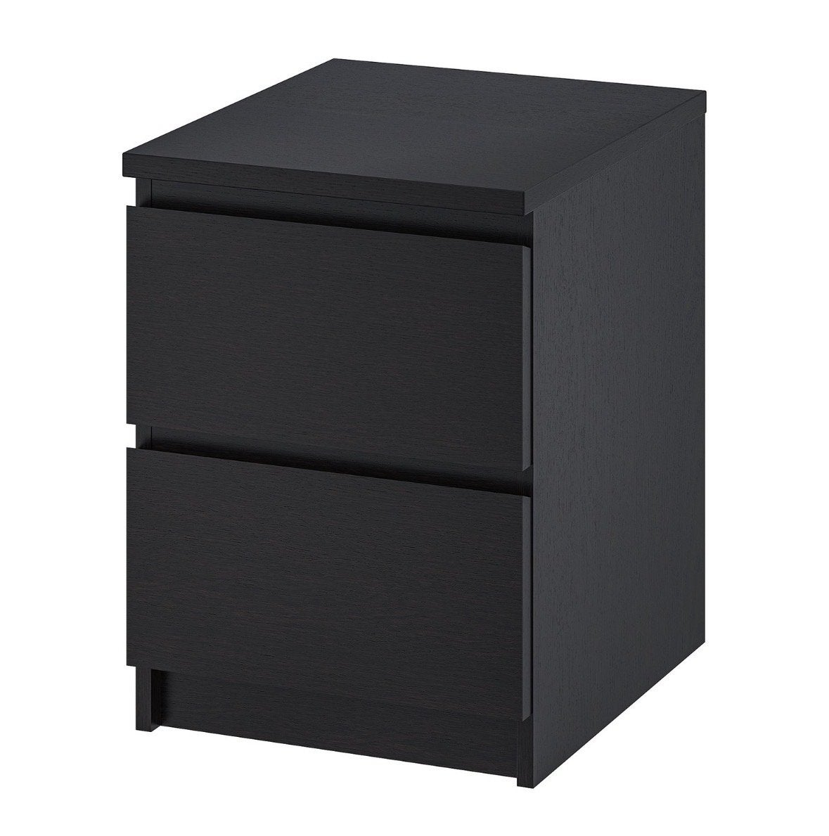 IKEA ladekast - Zwart - Twee laden, Ophalen, Gebruikt, 1 of 2 laden, 50 tot 100 cm