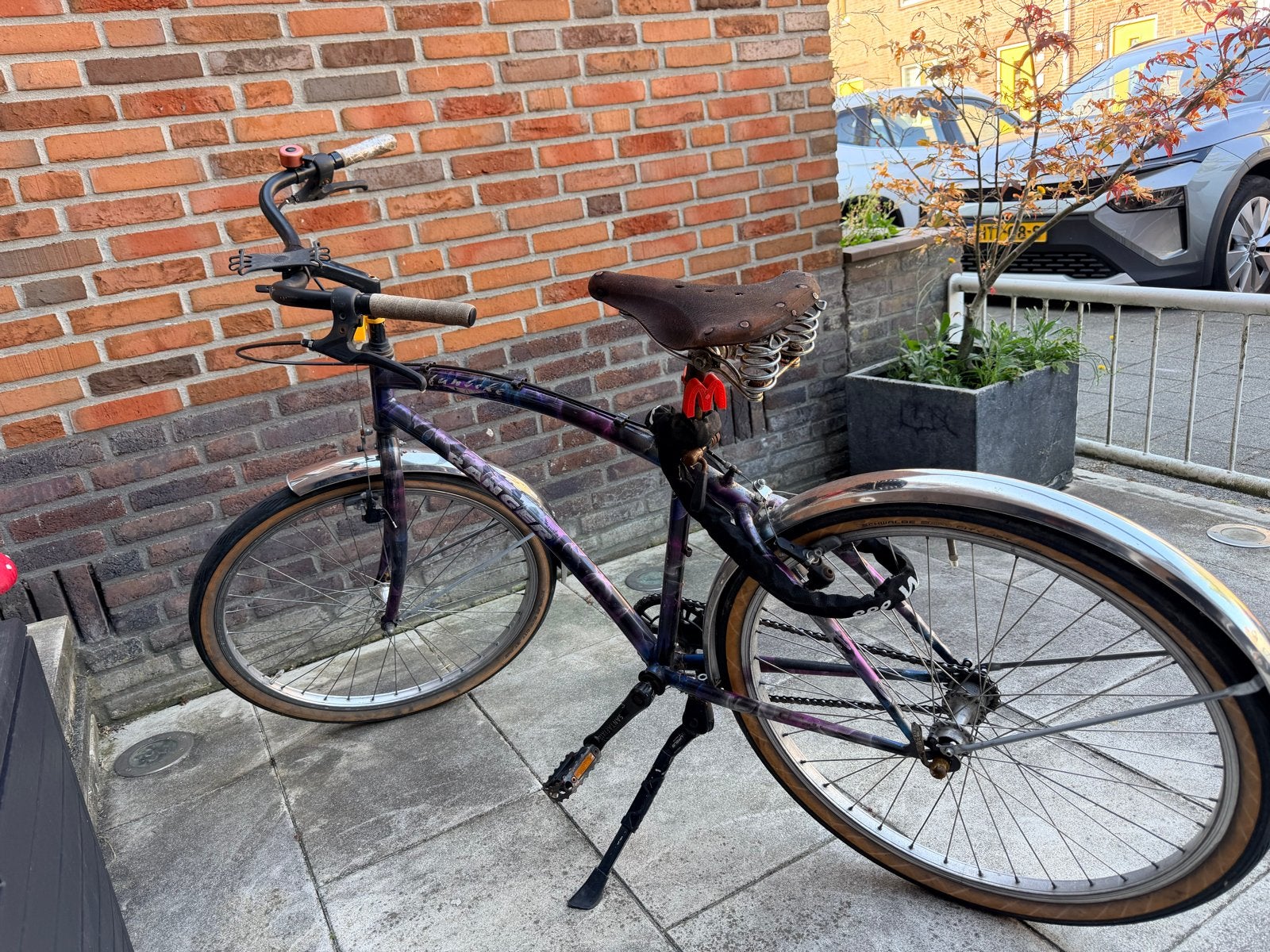 Mooie stadsfiets |160-175 cm, Gebruikt, Velgrem, Versnellingen, 50 tot 53 cm