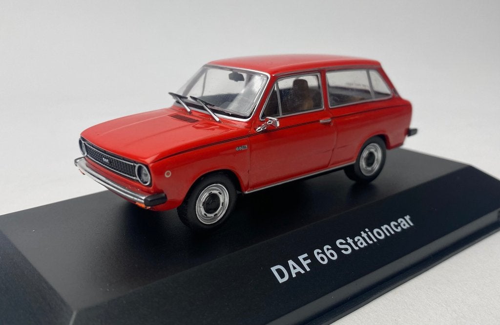 Lagamo Miniature 1:43 DAF 66 1100 Stationcar ( Combi ) rood, Overige merken, -, Nieuw, Ophalen of Verzenden