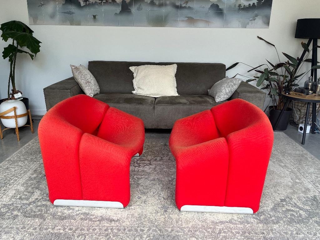 Artifort Groovy — NOG EEN VAN DE TWEE BESCHIKBAAR, Huis en Inrichting, Fauteuils, Ophalen, Gebruikt, Minder dan 75 cm, 75 tot 100 cm