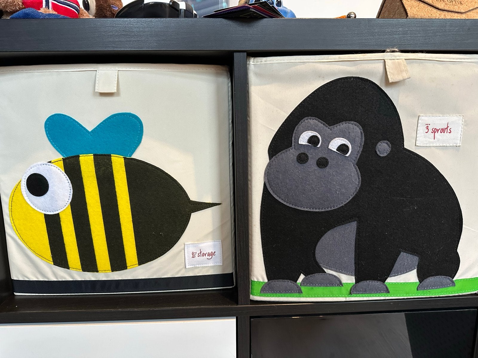 3 Sprouts Opbergboxen voor Kinderkamer - Diverse Dieren, Ophalen of Verzenden, Gebruikt
