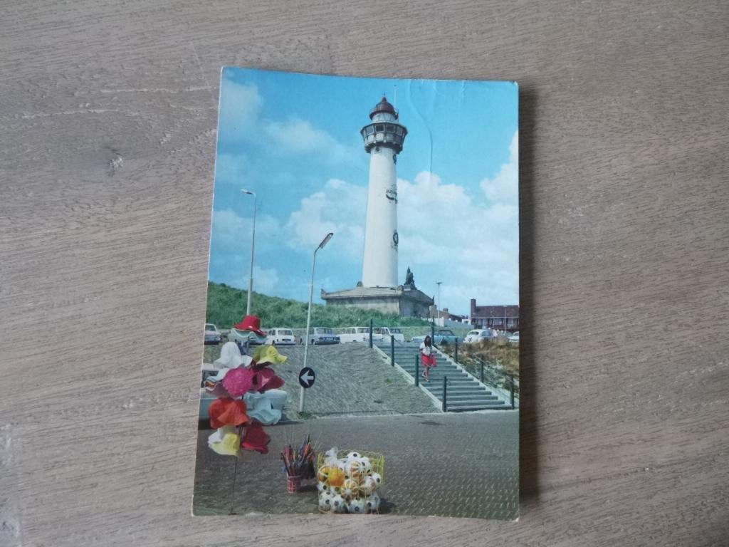 Egmond aan Zee, vuurtoren/auto, Verzenden, 1980 tot heden, Gelopen, Noord-Holland