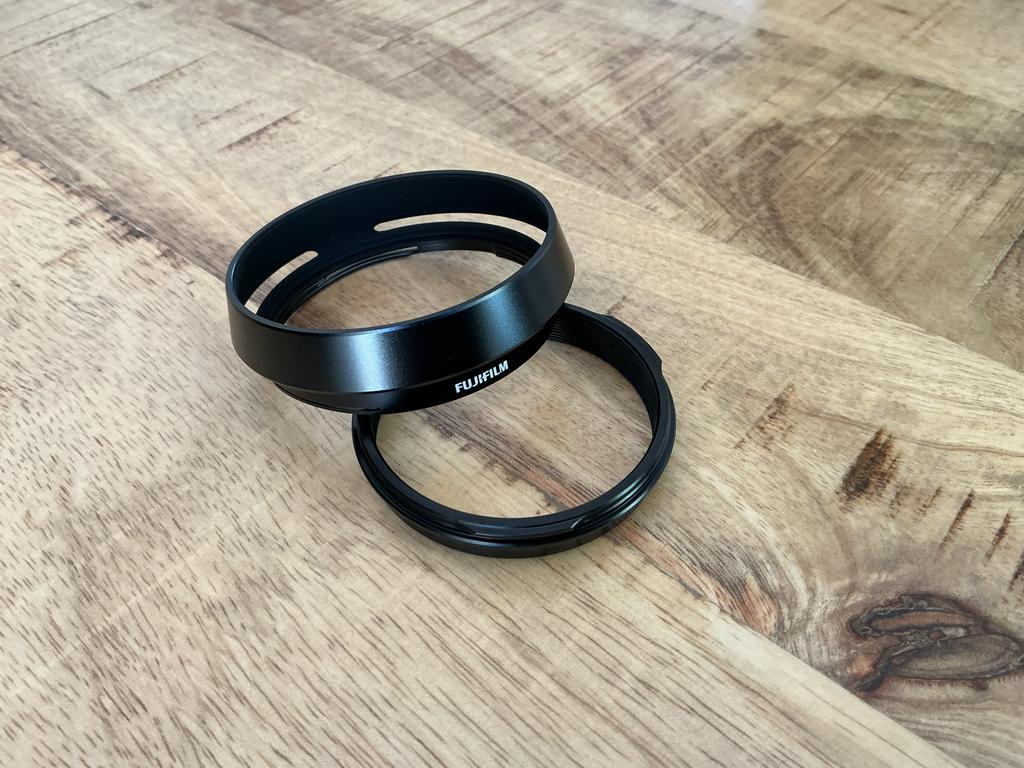 Fujifilm zonnekap LH-x100 x100vi x100v enz incl. adapter, Ophalen, Zo goed als nieuw