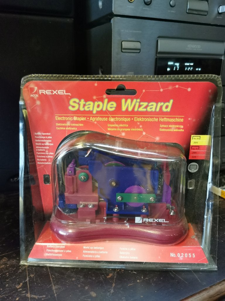 Rexel staple wizard electronische nietmachine vintage, Ophalen of Verzenden, Nieuw