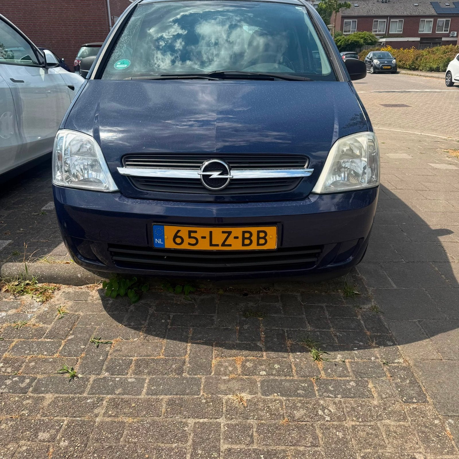 Opel Meriva 1.6 8V 2003 Blauw, Auto's, Opel, 4 cilinders, Blauw, Origineel Nederlands, 1200 kg