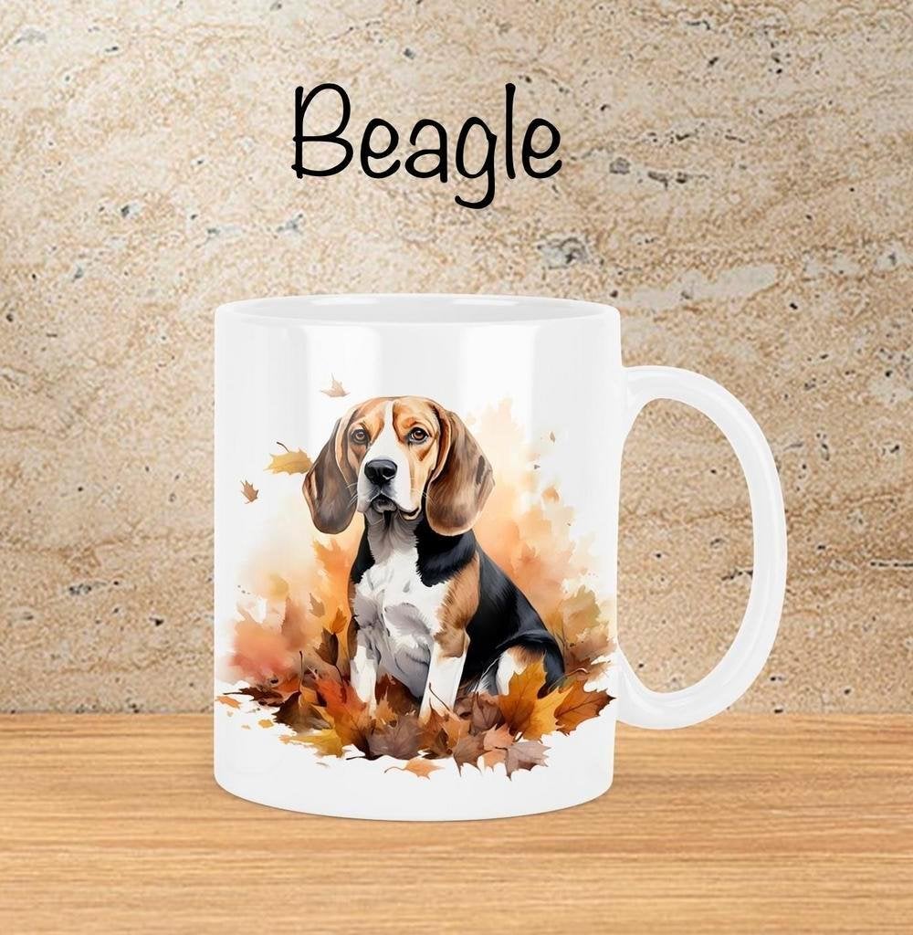 Beagle Herfstmok, Verzenden, Nieuw, Overige stijlen, Kop(pen) en/of Schotel(s)