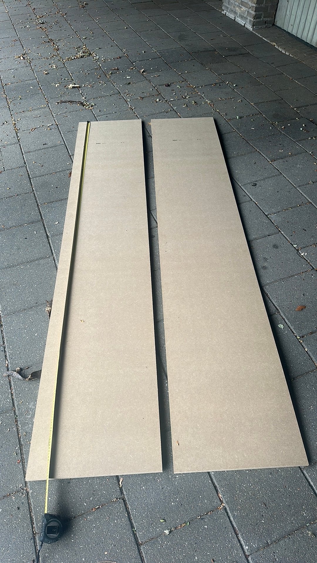 Zes MDF platen, Doe-het-zelf en Verbouw, Platen en Panelen, Ophalen, Zo goed als nieuw, Overige materialen, Minder dan 20 mm