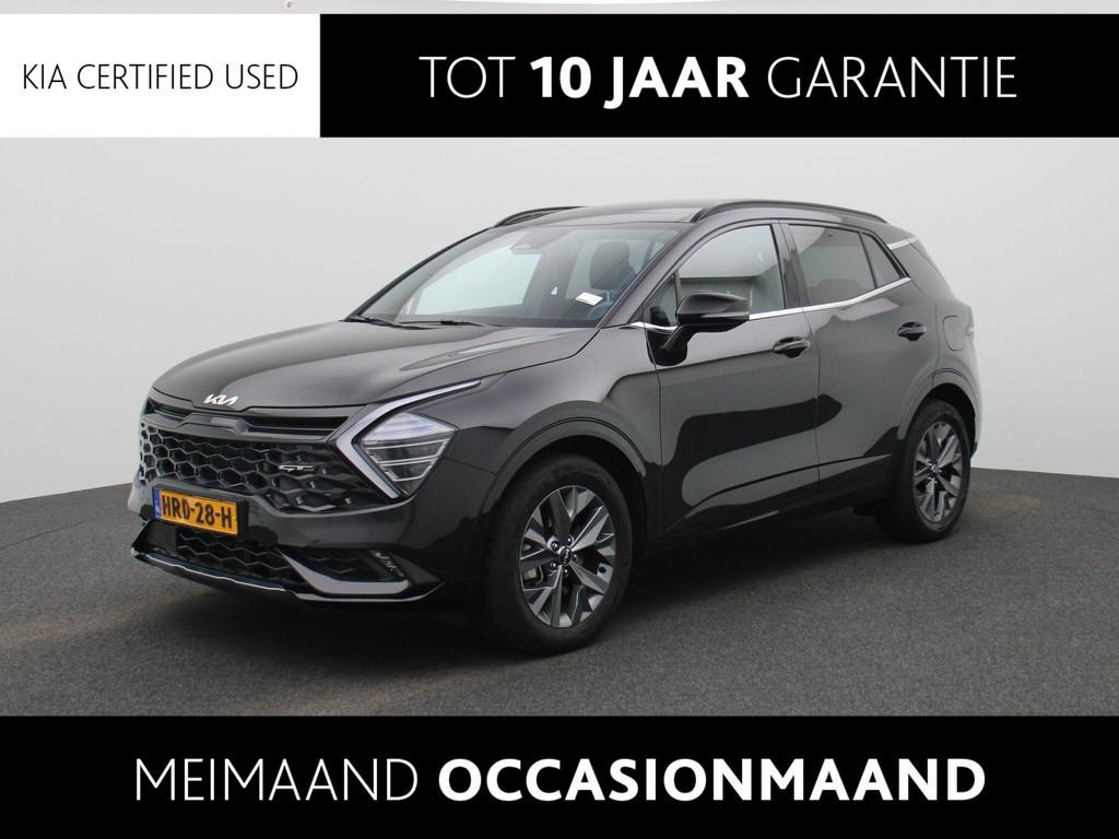 Kia Sportage 1.6 T-GDi Hybrid GT-Line Pano Dak | Stoelverwar, Auto's, 12 maanden, Gebruikt, 4 cilinders, Zwart