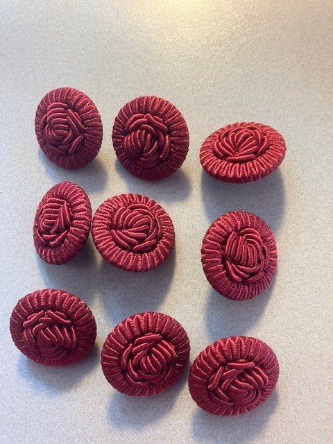 knopen jas Astor klassiek vintage rode draad nr 36 € 2,- pst, Ophalen of Verzenden, Nieuw, Knoop of Knopen