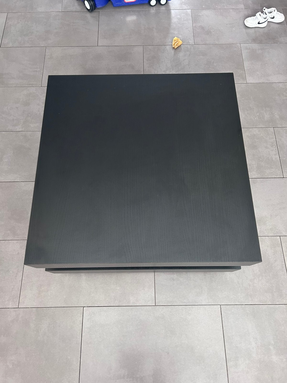 Zwarte salontafel, Ophalen, Vierkant, 50 tot 100 cm, Minder dan 50 cm