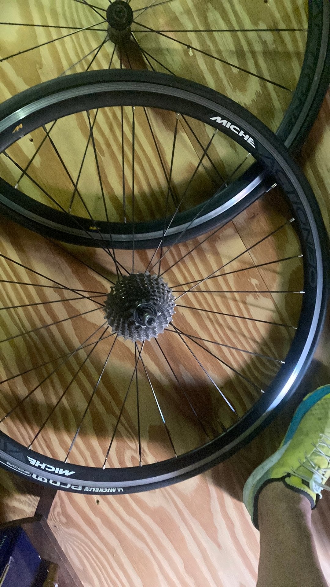 Miche aluminium wielen 11 speed, Fietsen en Brommers, Fietsonderdelen, Ophalen of Verzenden, Zo goed als nieuw, Aluminium