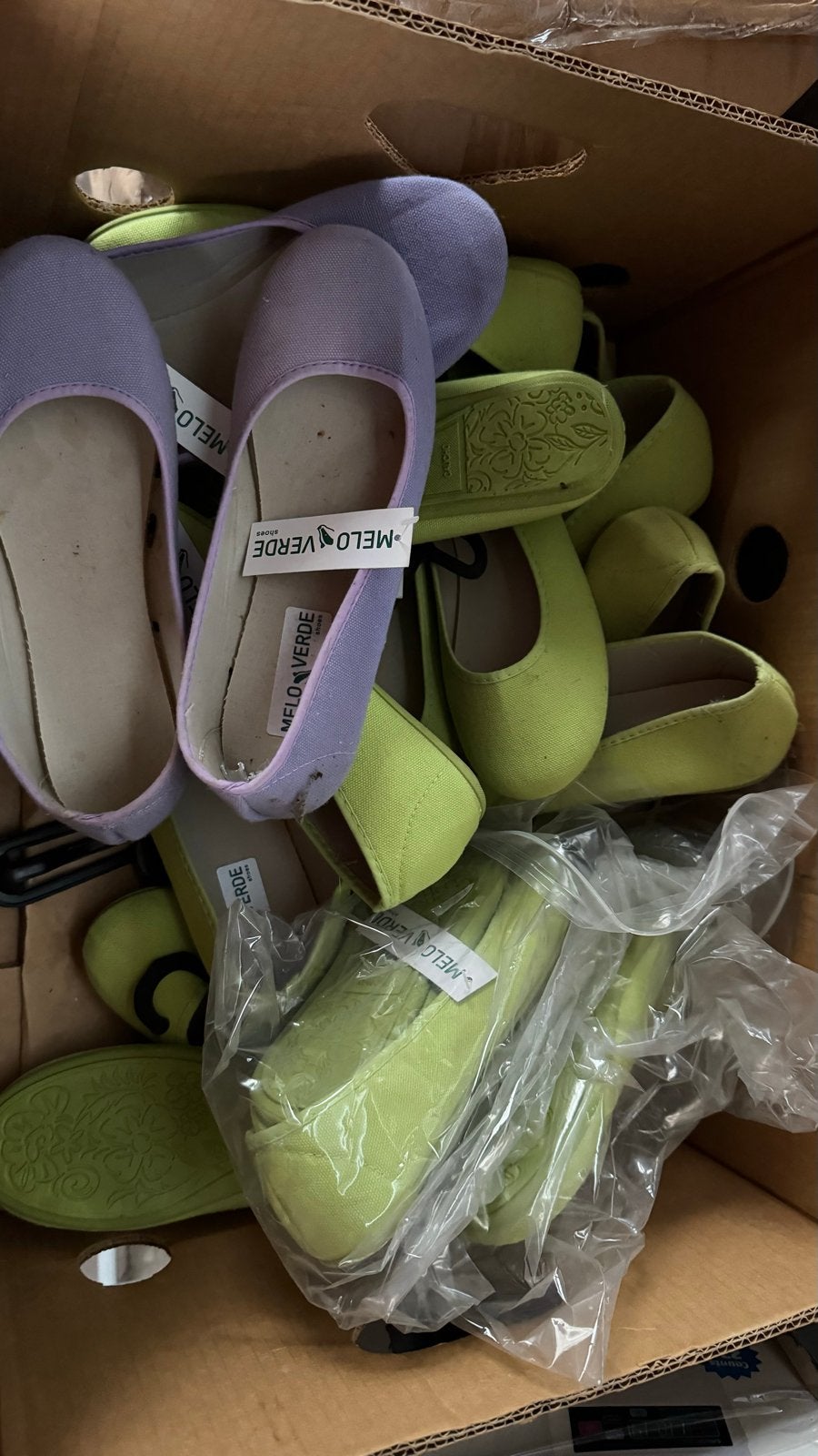 Melo Verde Ballerina's Maat 38 - Nieuw, Kleding | Dames, Schoenen, Ophalen of Verzenden, Nieuw, Groen, Ballerina's